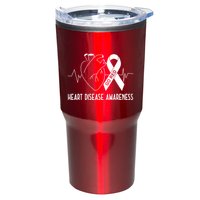 Go Red For Heart Disease Awareness Tumbler