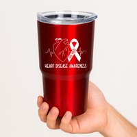 Go Red For Heart Disease Awareness Tumbler