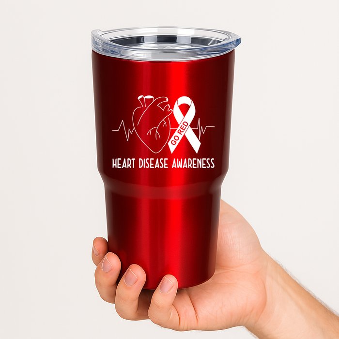 Go Red For Heart Disease Awareness Tumbler