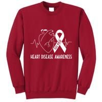 Go Red For Heart Disease Awareness Tall Sweatshirt