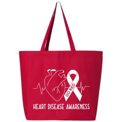 Go Red For Heart Disease Awareness 25L Jumbo Tote