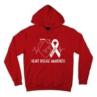 Go Red For Heart Disease Awareness Tall Hoodie