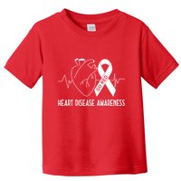 Go Red For Heart Disease Awareness Toddler T-Shirt