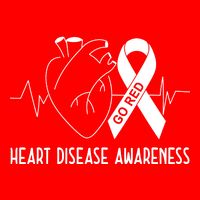 Go Red For Heart Disease Awareness Kids T-Shirt