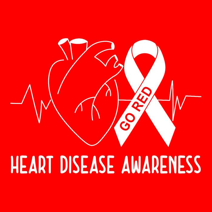 Go Red For Heart Disease Awareness Kids T-Shirt