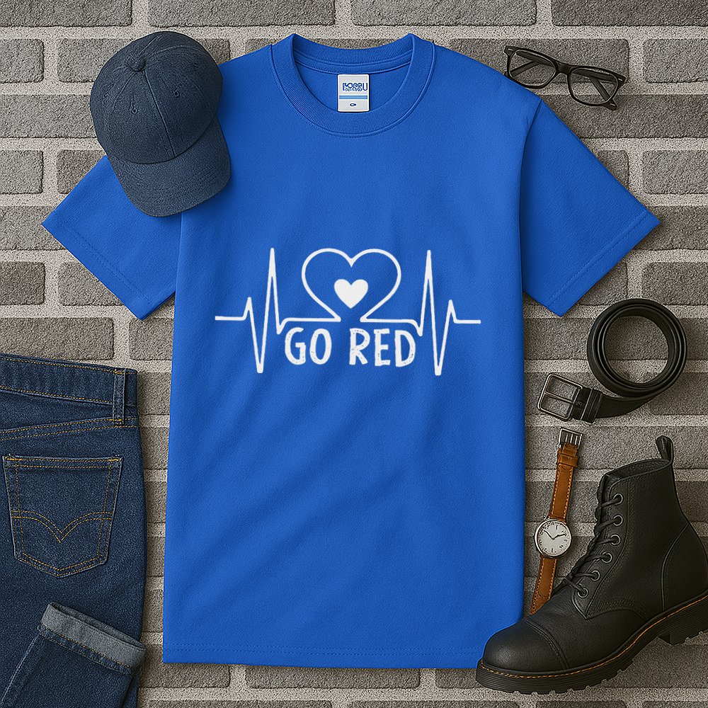 Go Red For Women American Heart Disease Month Awareness Tall T-Shirt
