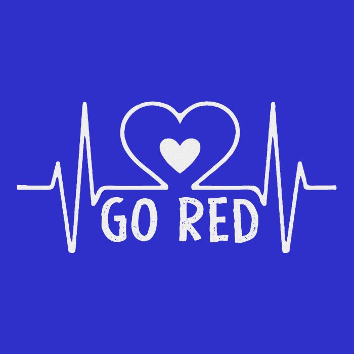 Go Red For Women American Heart Disease Month Awareness Tall T-Shirt