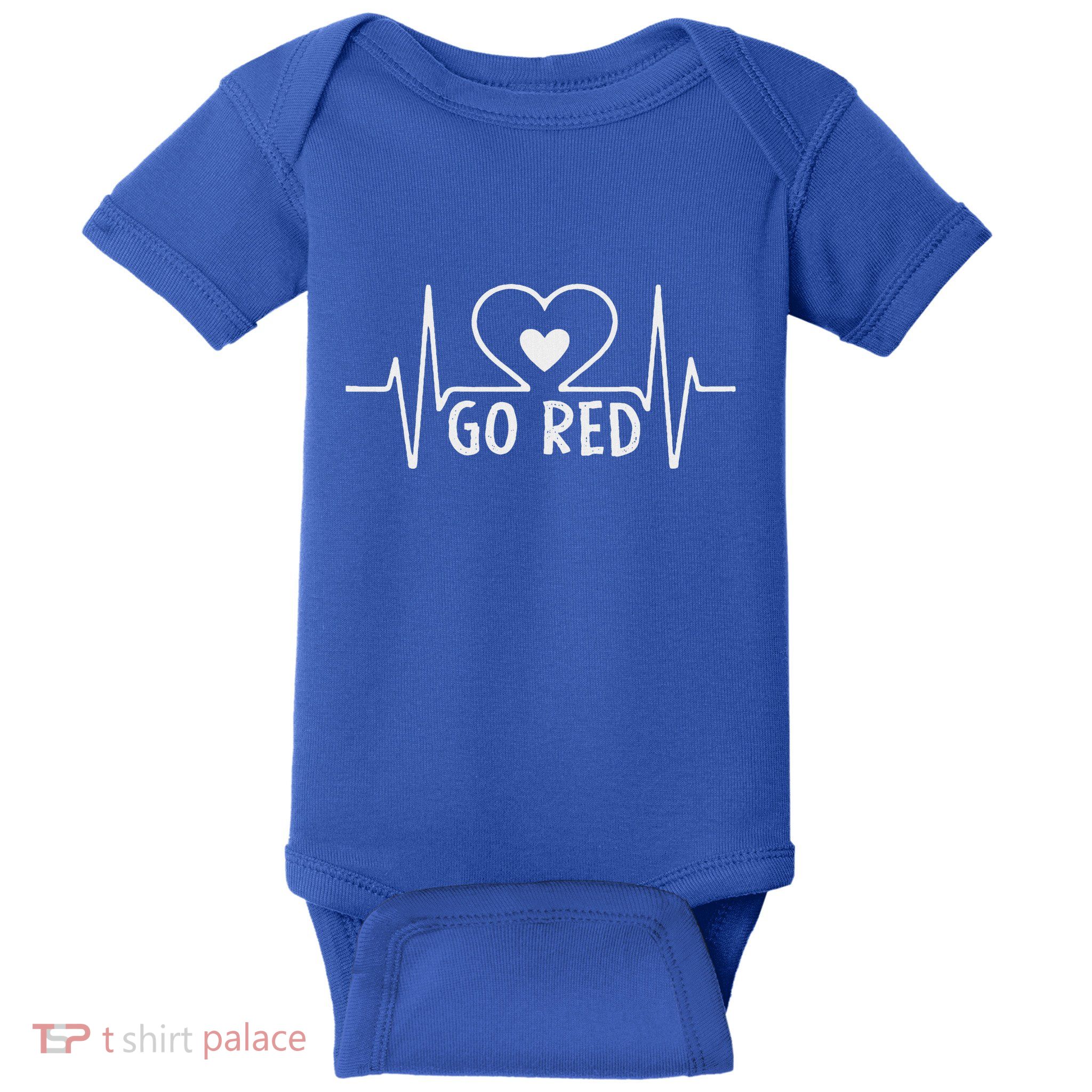 Go Red For Women American Heart Disease Month Awareness Baby Bodysuit