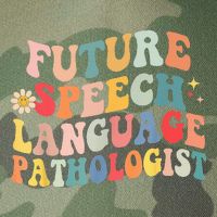 Groovy Retro Future Speech Language Pathologist  Legacy Tie Dye Trucker Hat