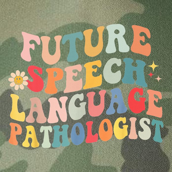 Groovy Retro Future Speech Language Pathologist  Legacy Tie Dye Trucker Hat