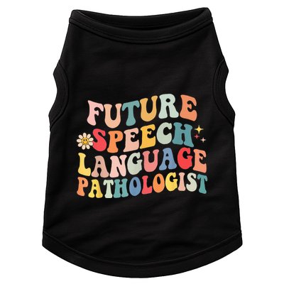 Groovy Retro Future Speech Language Pathologist  Doggie Tank
