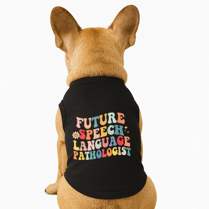Groovy Retro Future Speech Language Pathologist  Doggie Tank