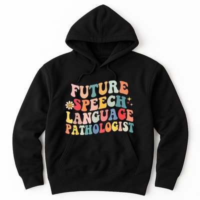 Groovy Retro Future Speech Language Pathologist  Hoodie