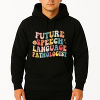 Groovy Retro Future Speech Language Pathologist  Hoodie