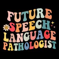 Groovy Retro Future Speech Language Pathologist  T-Shirt