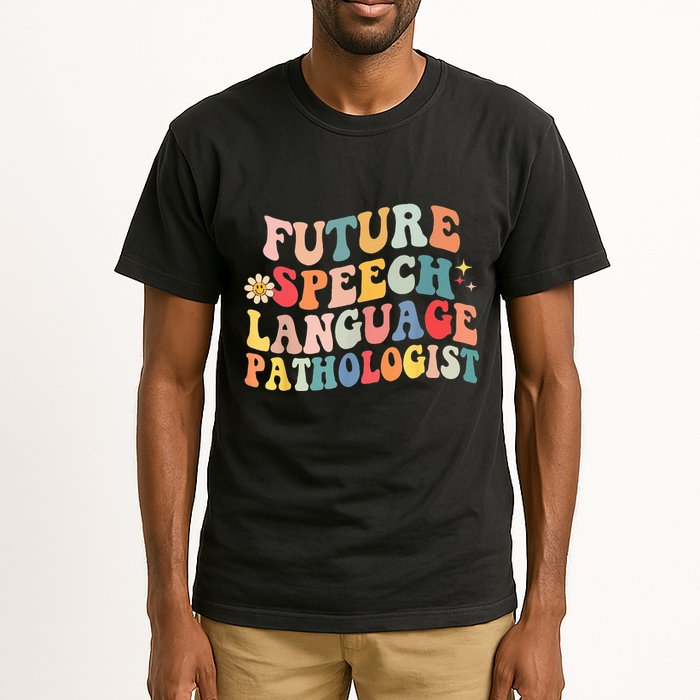 Groovy Retro Future Speech Language Pathologist  Tall T-Shirt