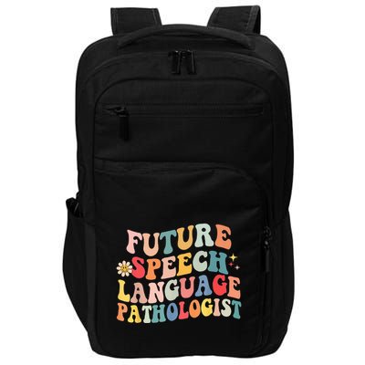 Groovy Retro Future Speech Language Pathologist  Impact Tech Backpack