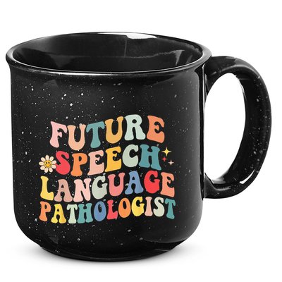 Groovy Retro Future Speech Language Pathologist  15oz Campfire Ceramic Mug