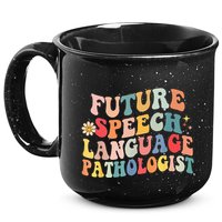 Groovy Retro Future Speech Language Pathologist  15oz Campfire Ceramic Mug