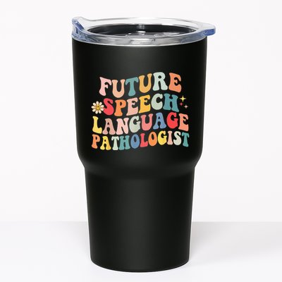 Groovy Retro Future Speech Language Pathologist  Tumbler