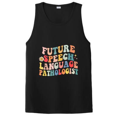 Groovy Retro Future Speech Language Pathologist  PosiCharge Competitor Tank
