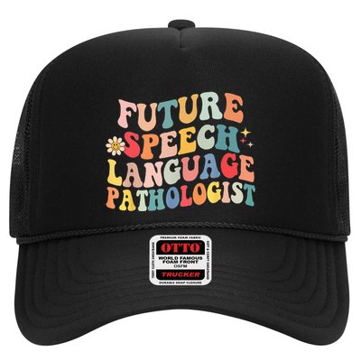 Groovy Retro Future Speech Language Pathologist  Trucker Hat