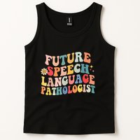Groovy Retro Future Speech Language Pathologist  Tank Top