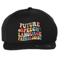 Groovy Retro Future Speech Language Pathologist  Wool Snapback Cap
