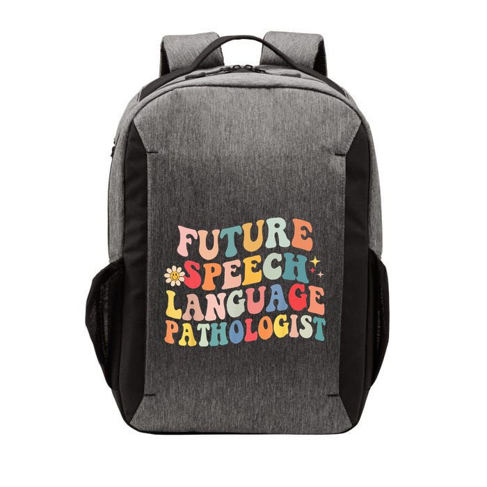 Groovy Retro Future Speech Language Pathologist  Vector Backpack