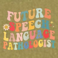 Groovy Retro Future Speech Language Pathologist  Garment-Dyed Women's Muscle Tee