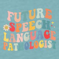 Groovy Retro Future Speech Language Pathologist  Sueded Cloud Jersey T-Shirt