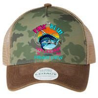 Gender Reveal Fishing Design For A Fishermen Legacy Tie Dye Trucker Hat
