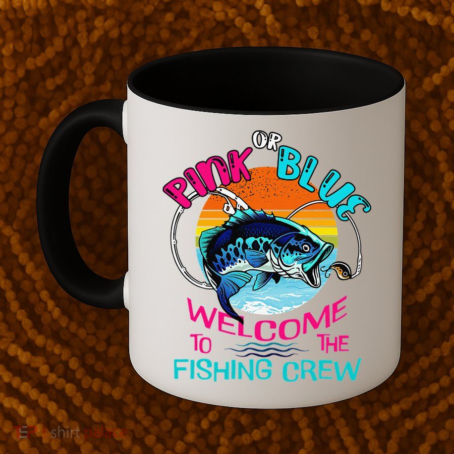 Gender Reveal Fishing Design For A Fishermen Mug