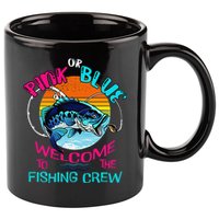 Gender Reveal Fishing Design For A Fishermen 11oz C Handle Ceramic Mug