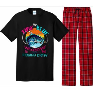 Gender Reveal Fishing Design For A Fishermen Pajama Set