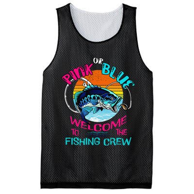 Gender Reveal Fishing Design For A Fishermen Mesh Reversible Basketball Jersey Tank