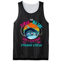 Gender Reveal Fishing Design For A Fishermen Mesh Reversible Basketball Jersey Tank