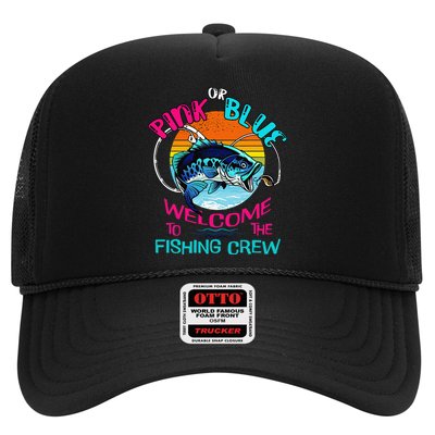 Gender Reveal Fishing Design For A Fishermen Trucker Hat