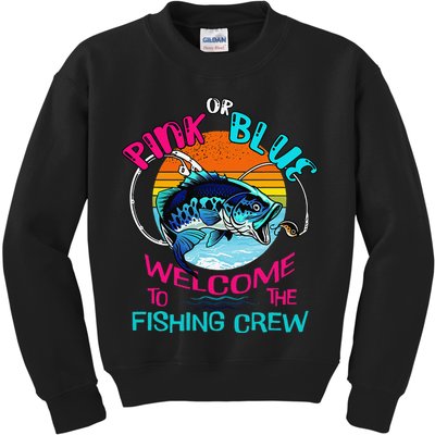 Gender Reveal Fishing Design For A Fishermen Kids Sweatshirt