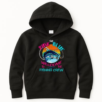 Gender Reveal Fishing Design For A Fishermen Kids Hoodie