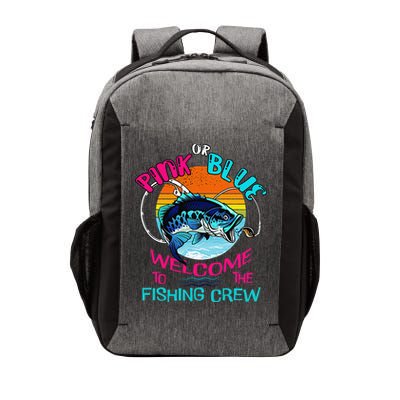 Gender Reveal Fishing Design For A Fishermen Vector Backpack