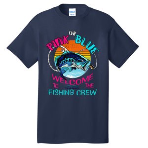 Gender Reveal Fishing Design For A Fishermen Tall T-Shirt