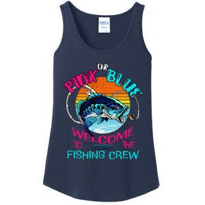 Gender Reveal Fishing Design For A Fishermen Ladies Essential Tank