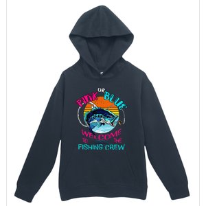 Gender Reveal Fishing Design For A Fishermen Urban Pullover Hoodie