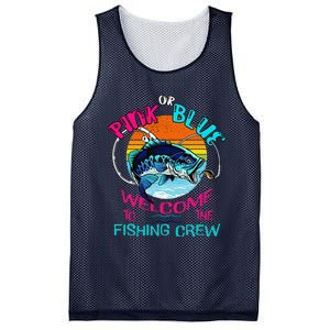 Gender Reveal Fishing Design For A Fishermen Mesh Reversible Basketball Jersey Tank