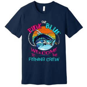 Gender Reveal Fishing Design For A Fishermen Premium T-Shirt