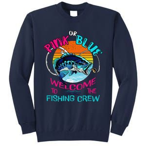 Gender Reveal Fishing Design For A Fishermen Tall Sweatshirt