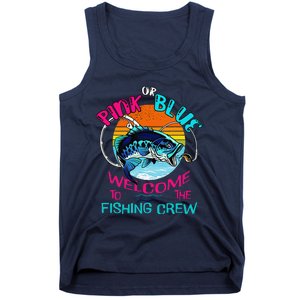 Gender Reveal Fishing Design For A Fishermen Tank Top