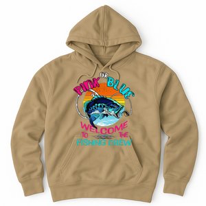 Gender Reveal Fishing Design For A Fishermen Hoodie