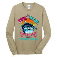 Gender Reveal Fishing Design For A Fishermen Tall Long Sleeve T-Shirt